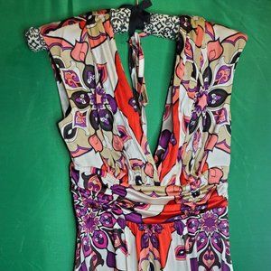 Sexy Short Pattern Bebe Dress